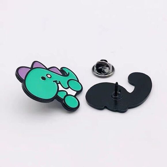 Pack of 6 Dinosaur Enamel Pin Cute Brooch Lapel Pin - Picture 9 of 13